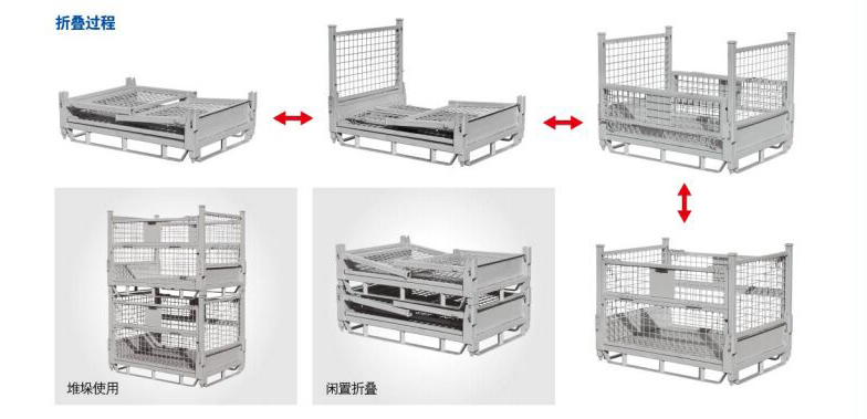 可折疊金屬網箱定製