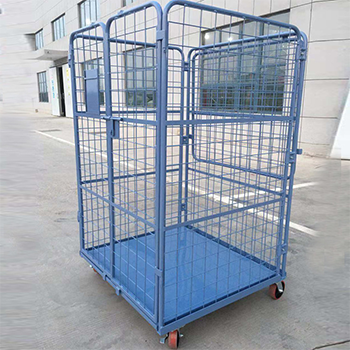 L型折疊式網格籠車